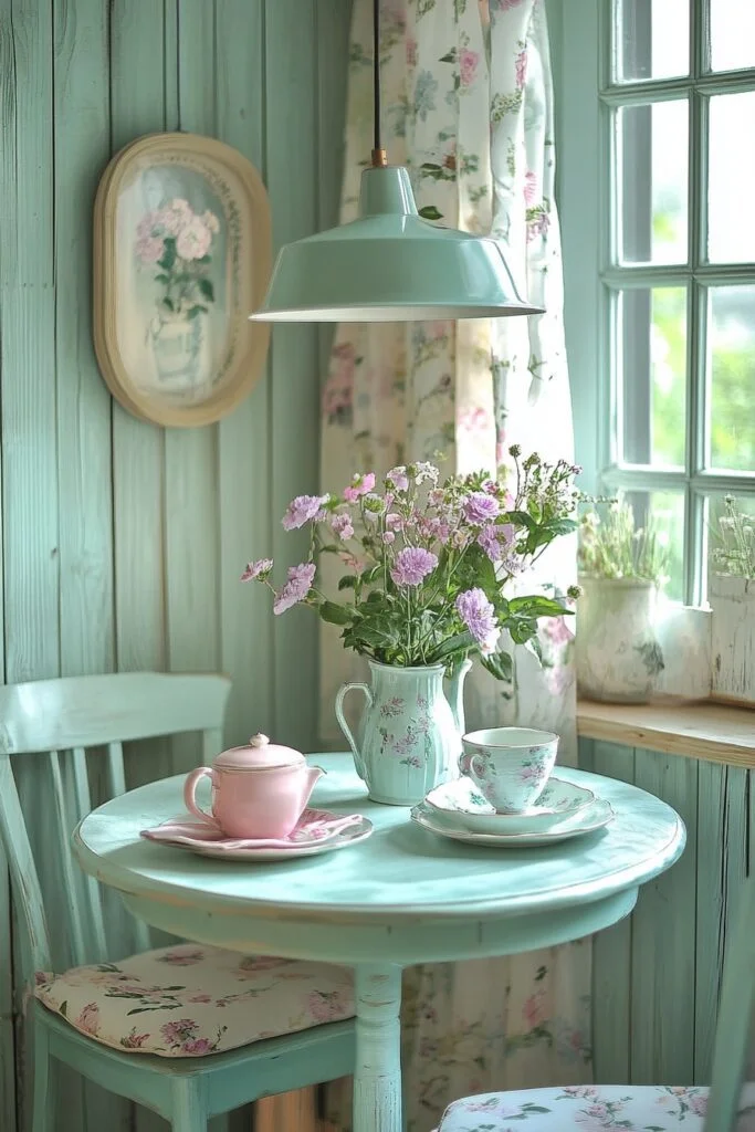 Soft Pastel Breakfast Corner