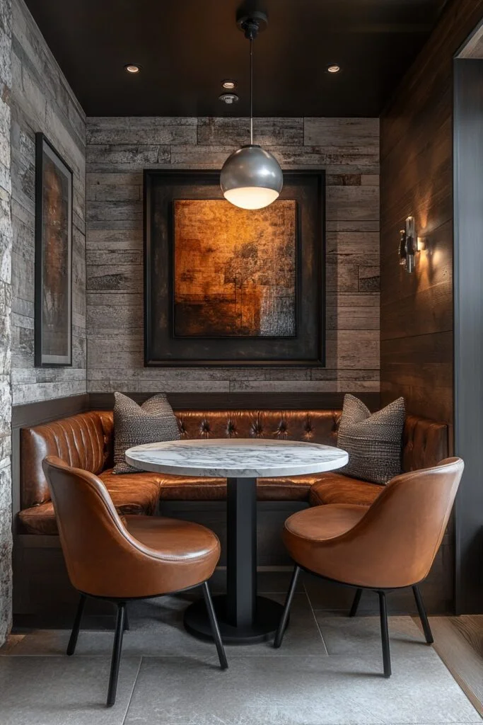 Sleek and Stylish Breakfast Area