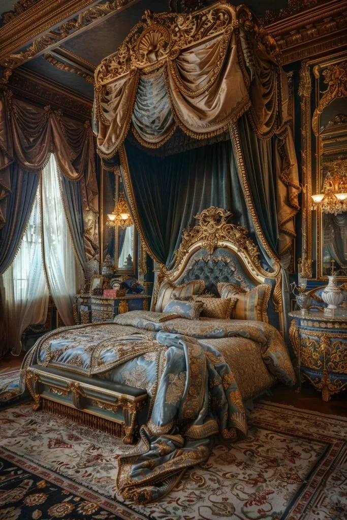 Baroque Opulence Bedroom Styles