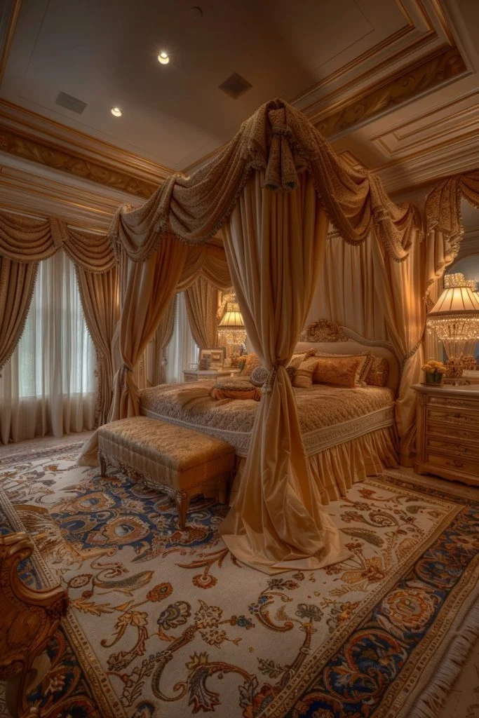 Opulent Ornamental Bedroom Styles