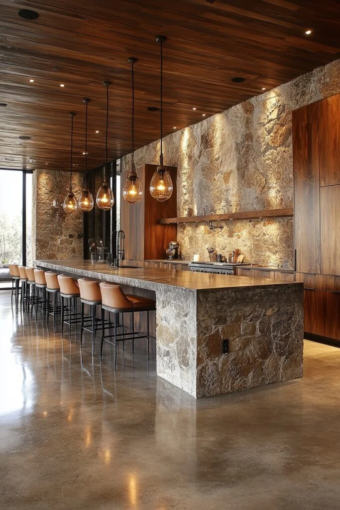 Stone Texture Kitchen