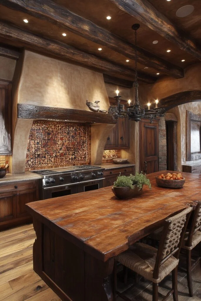 Warm Earth Palette Kitchen