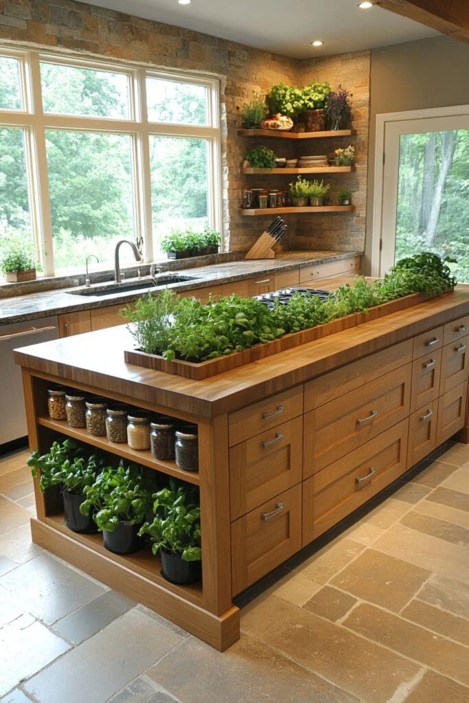 Herb-Infused Kitchen