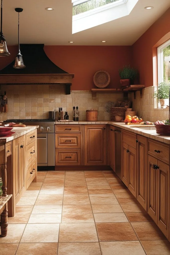 Sun-Drenched Earth Kitchen