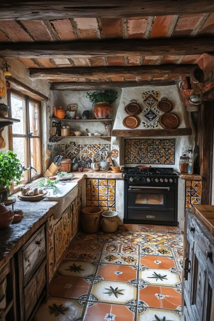 Clay Pot Rustic Kitchen