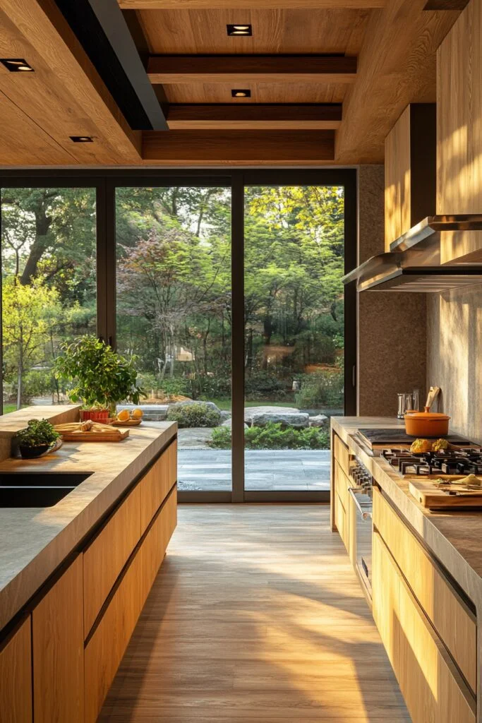 Minimalist Earth Kitchen