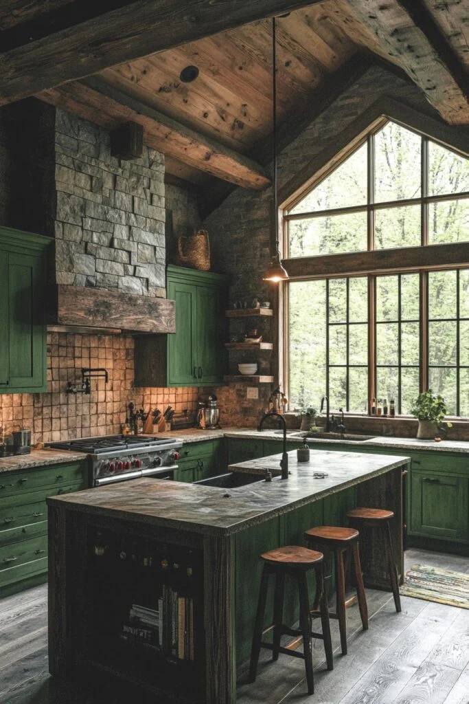 Forest Tranquility Kitchen