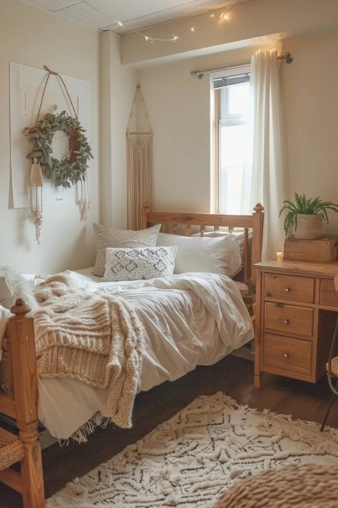 Scandinavian Dorm Room