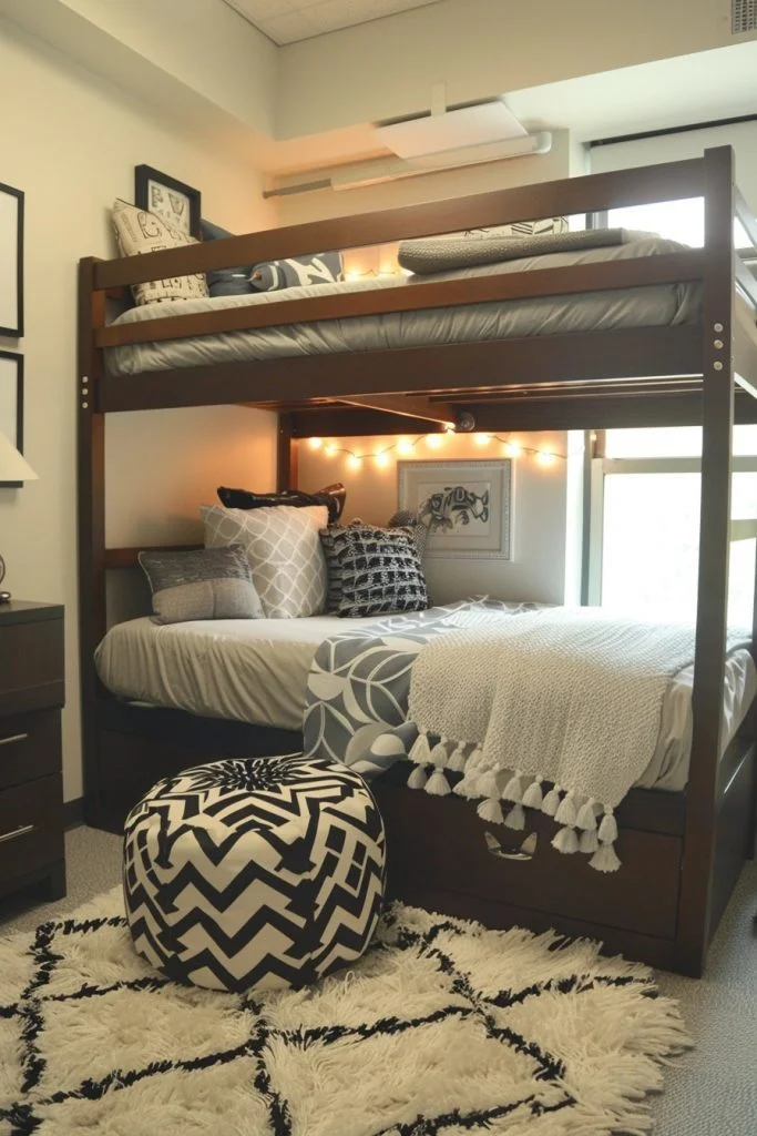 Contemporary Dorm Room