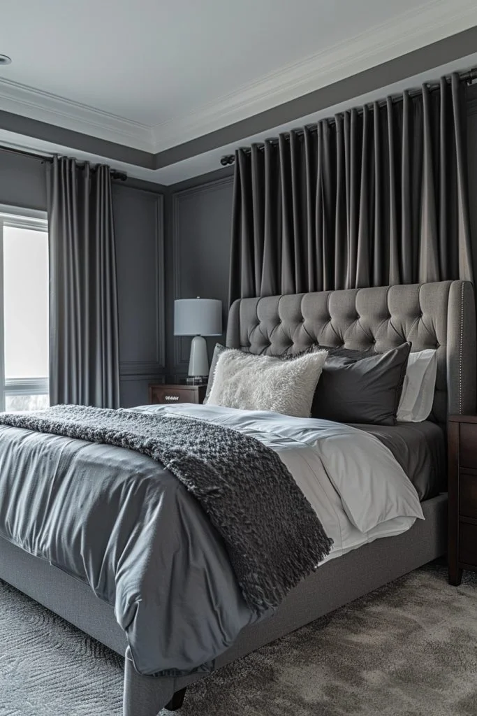 Graphite Grey Blackout Curtains