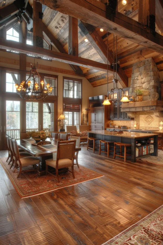 Spacious Rustic Interiors