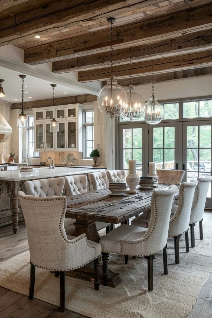 Rustic Wood Beam Ceilings