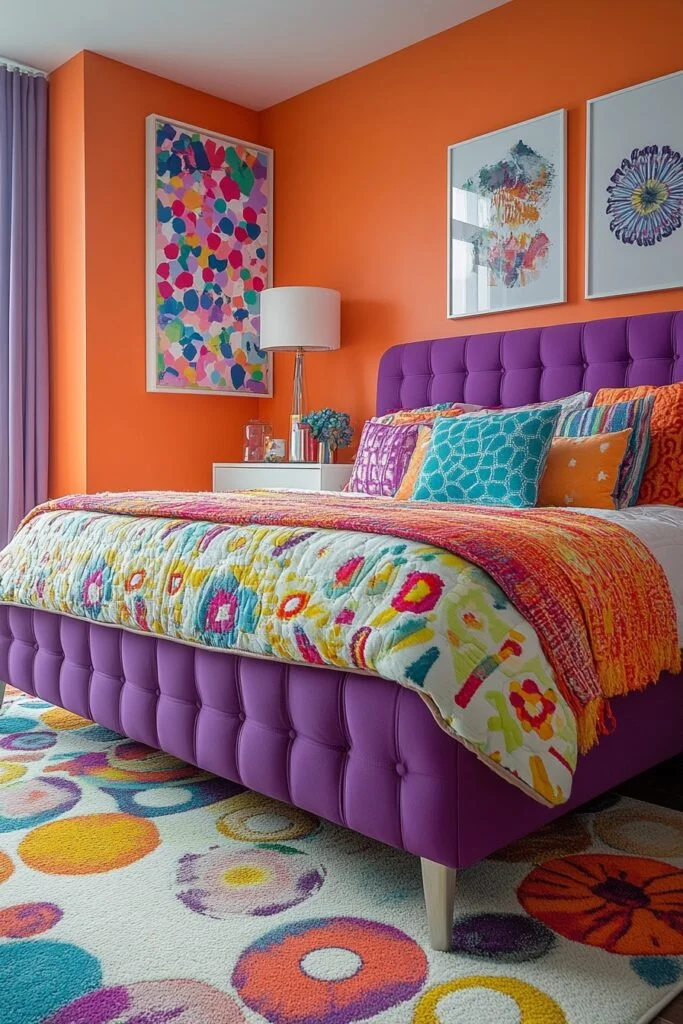 Retro Mod Chic Bedroom