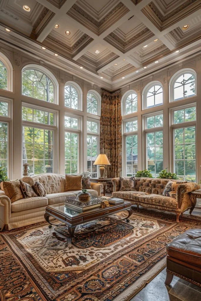 Elegant Architectural Details in Living Rooms