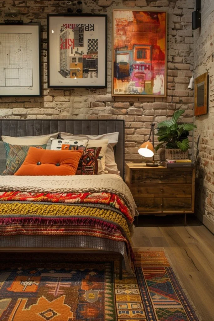 Eclectic Urban Bedroom