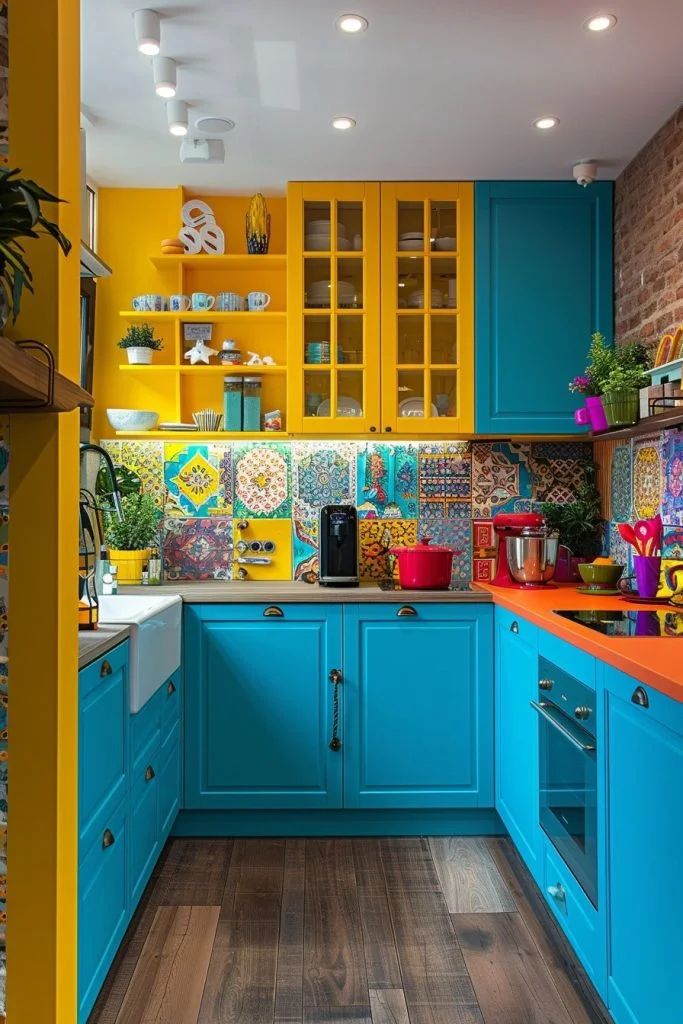 Colorful Kitchen Ideas for Small Spaces