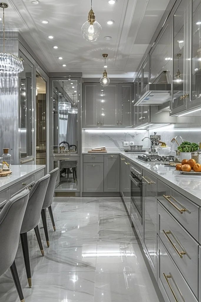 Reflective Surfaces in Small Kitchens