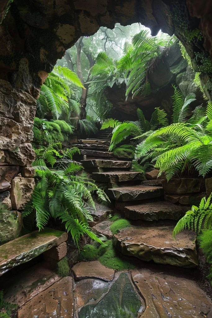 Fern-Filled Grotto Escape