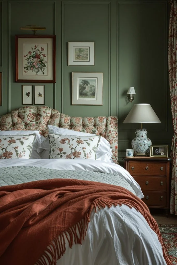 Subtle Sophistication with Green and Terracotta