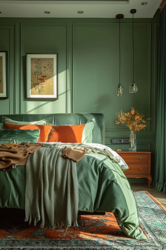 Refreshing Take on Terracotta and Green