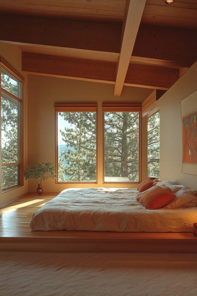 Tranquil Timber Bedroom
