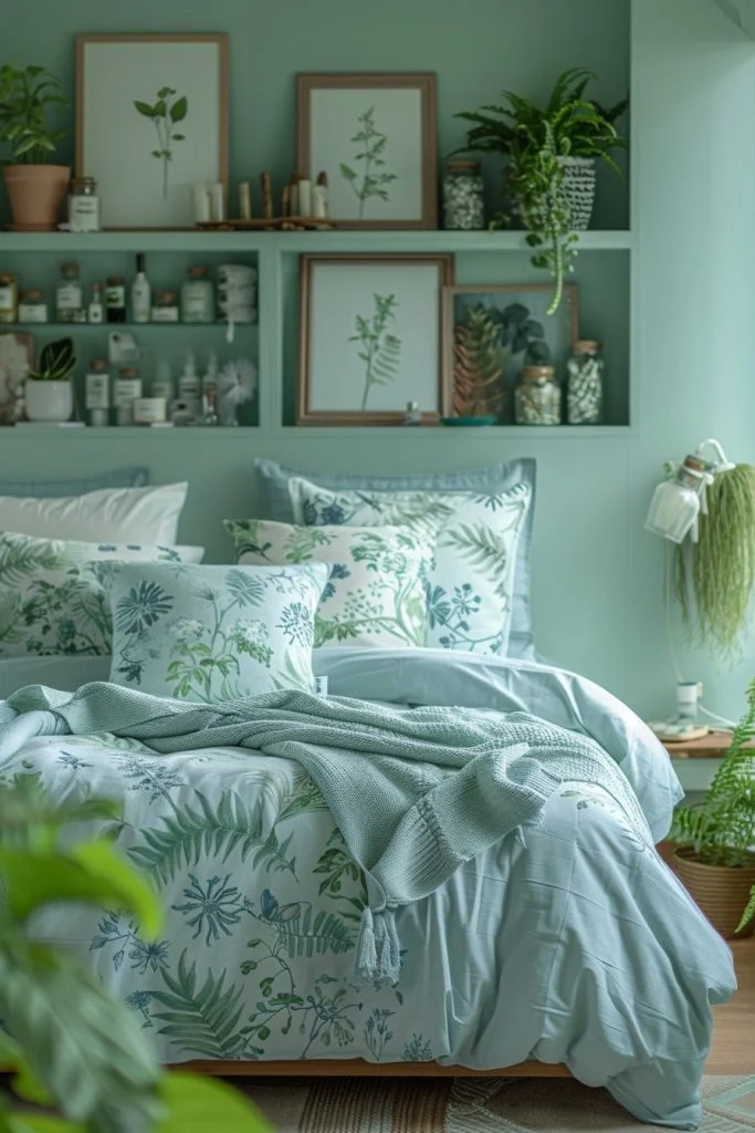 Blue Botanical Bliss