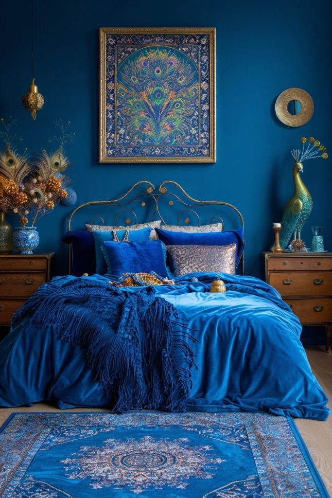 Peacock Blue Panache