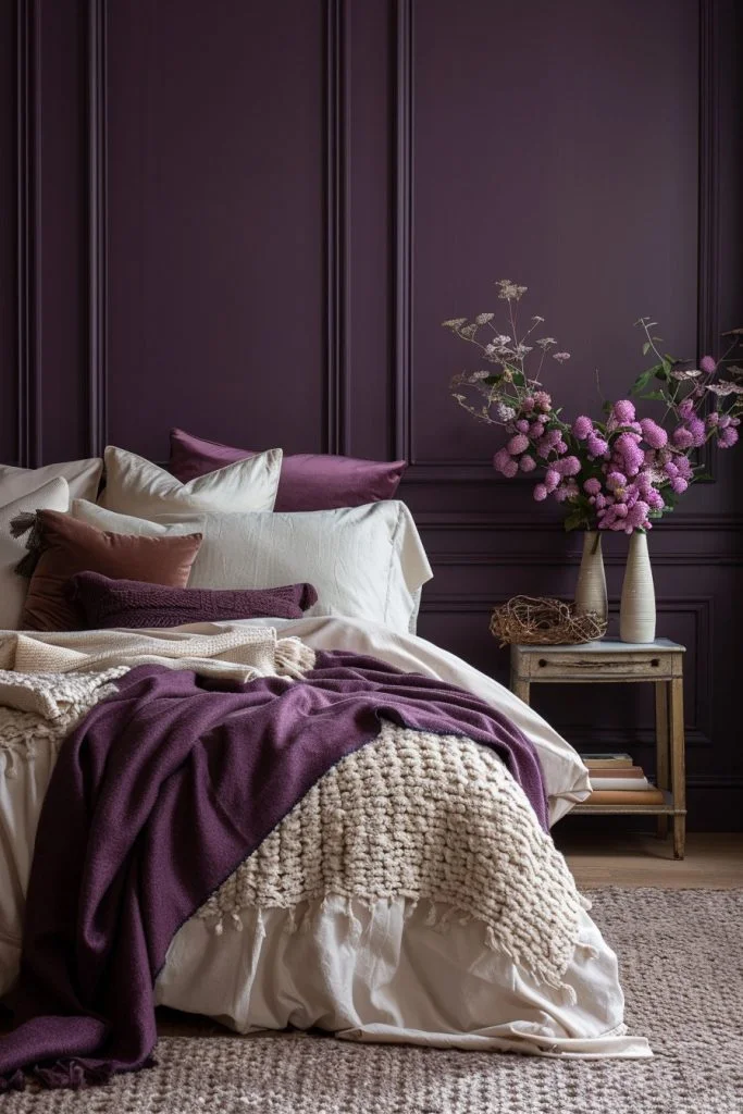 29 Purple Bedrooms to Infuse Your Space with Royal Elegance 3 Plum Paradise