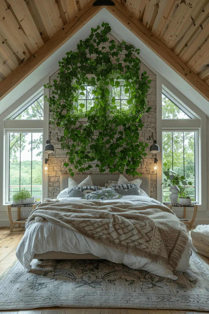 Nature-Themed Attic Design