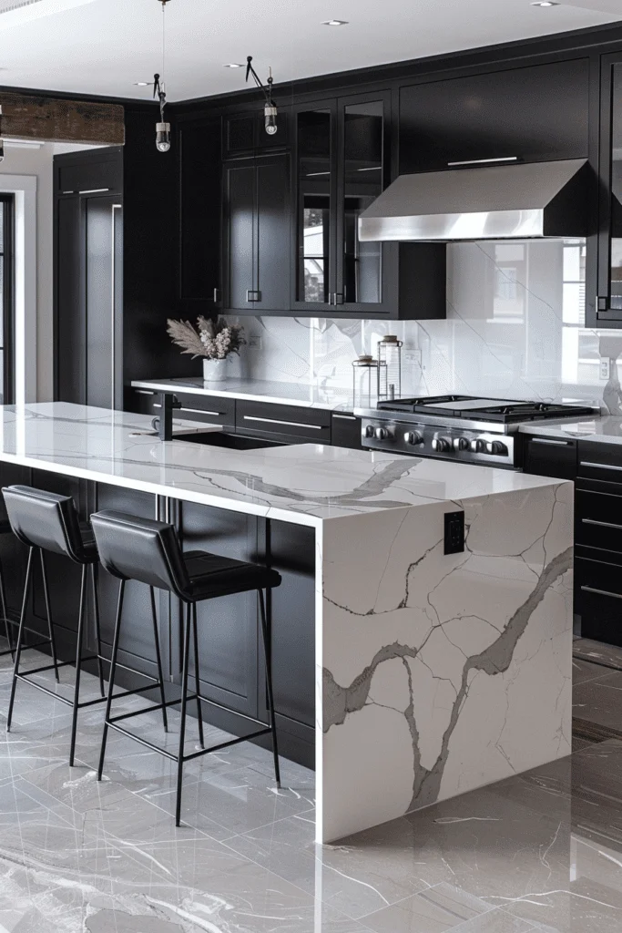High-Contrast Cabinetry for Visual Impact