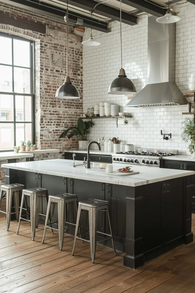 Urban Loft Style with Black and White