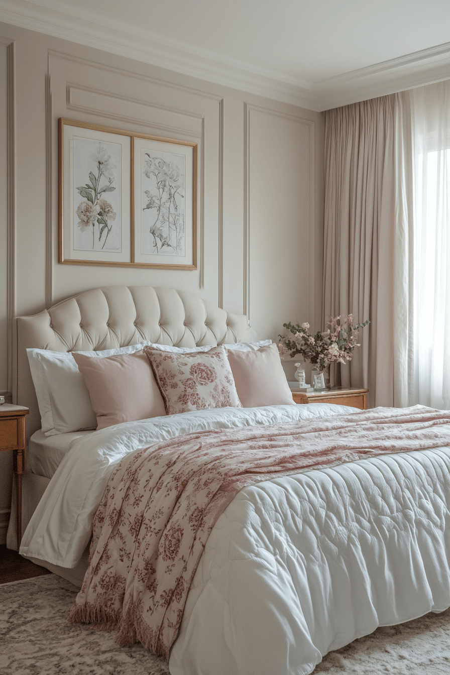 granny chic bedroom