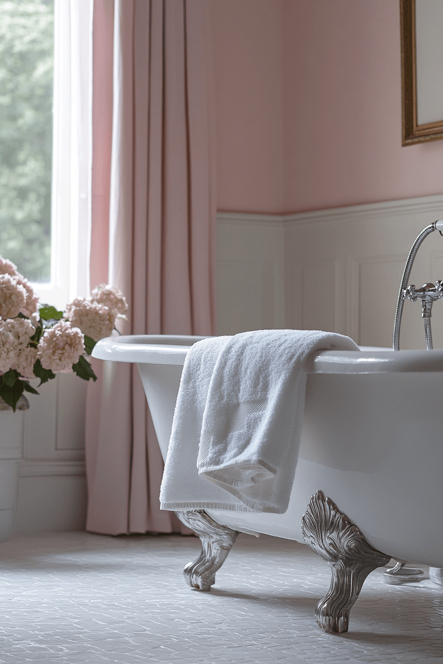 granny chic bathroom
