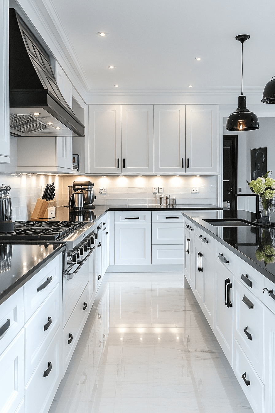 black and white kitchen ideas