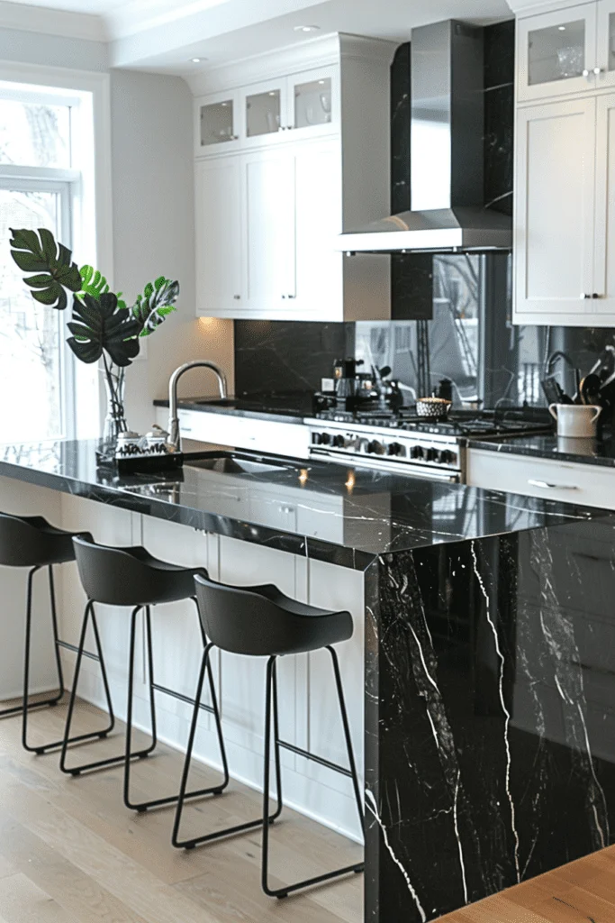 Elegant Monochrome Kitchen Concepts