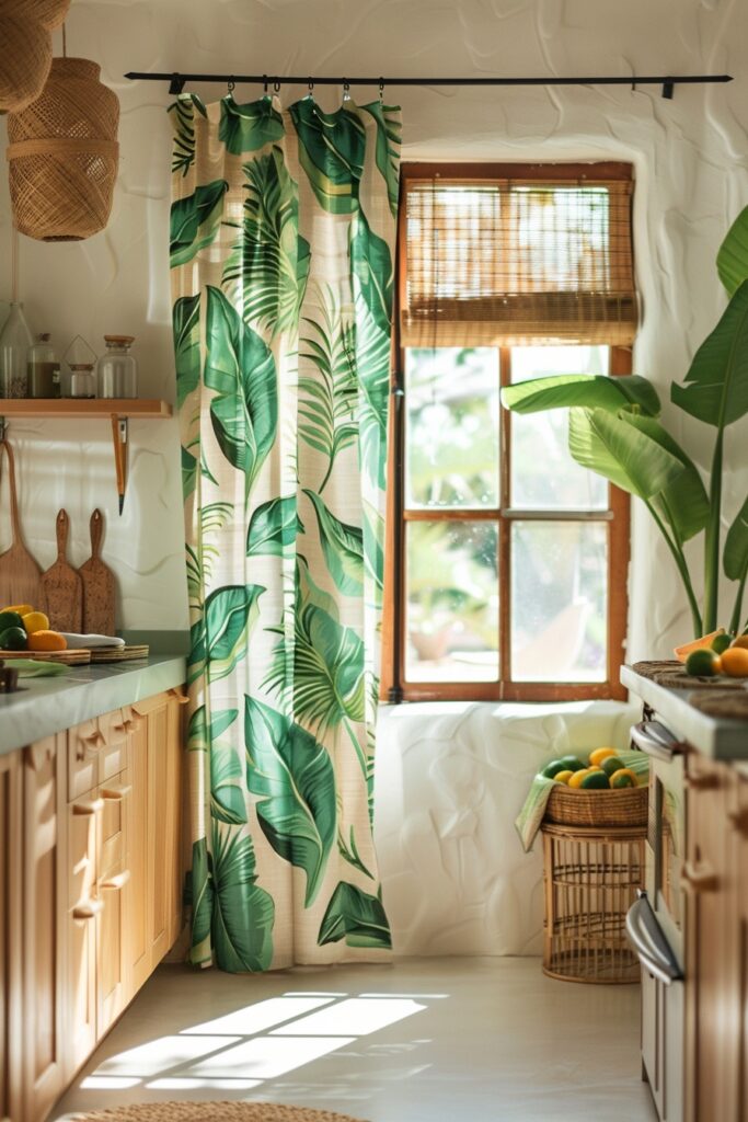 Botanical Leaf Drapes