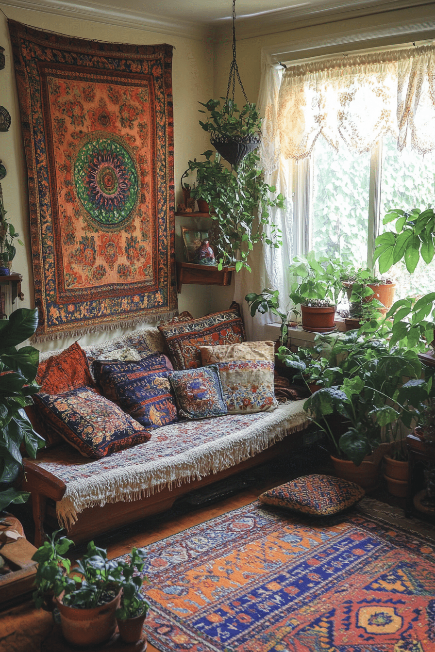 boho maximalist decor