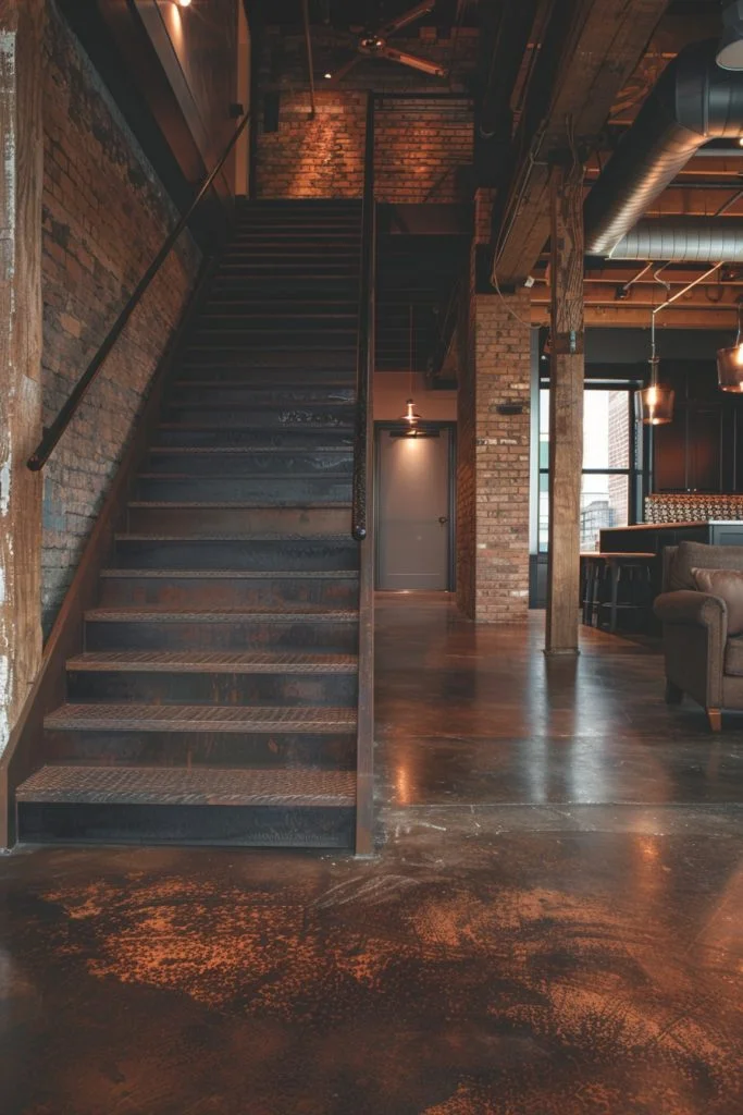 Industrial Steel Staircase Ideas