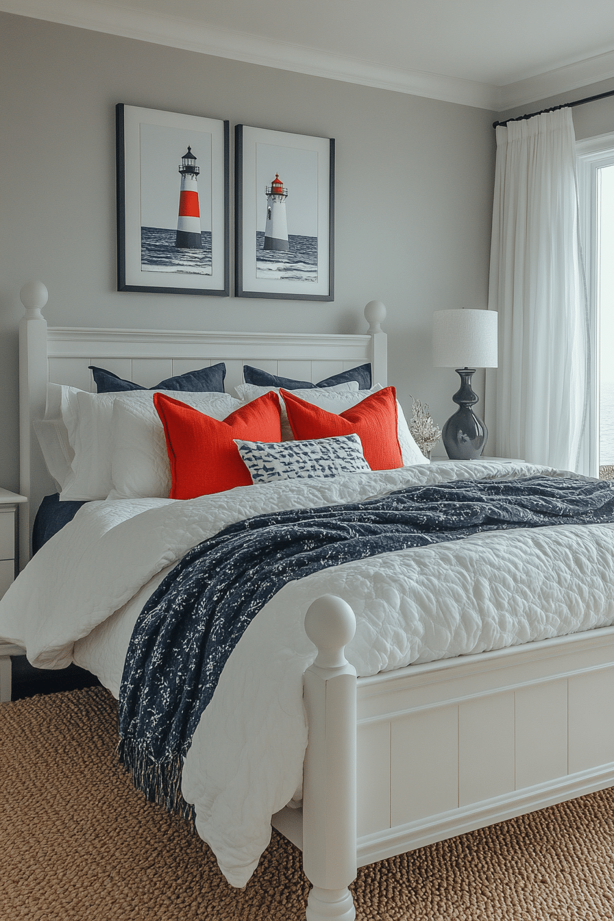 coastal cottage bedroom