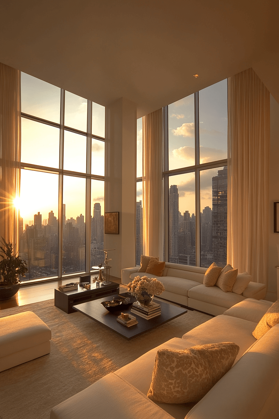 contemporary urban interior design