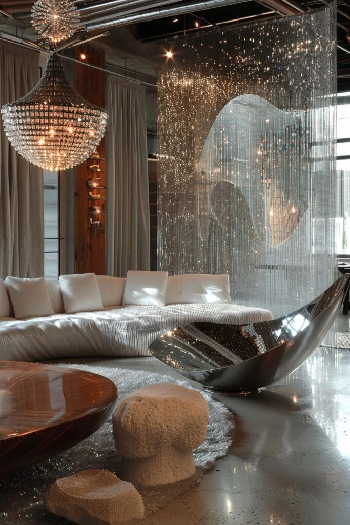 Reflective Mirror Curtains