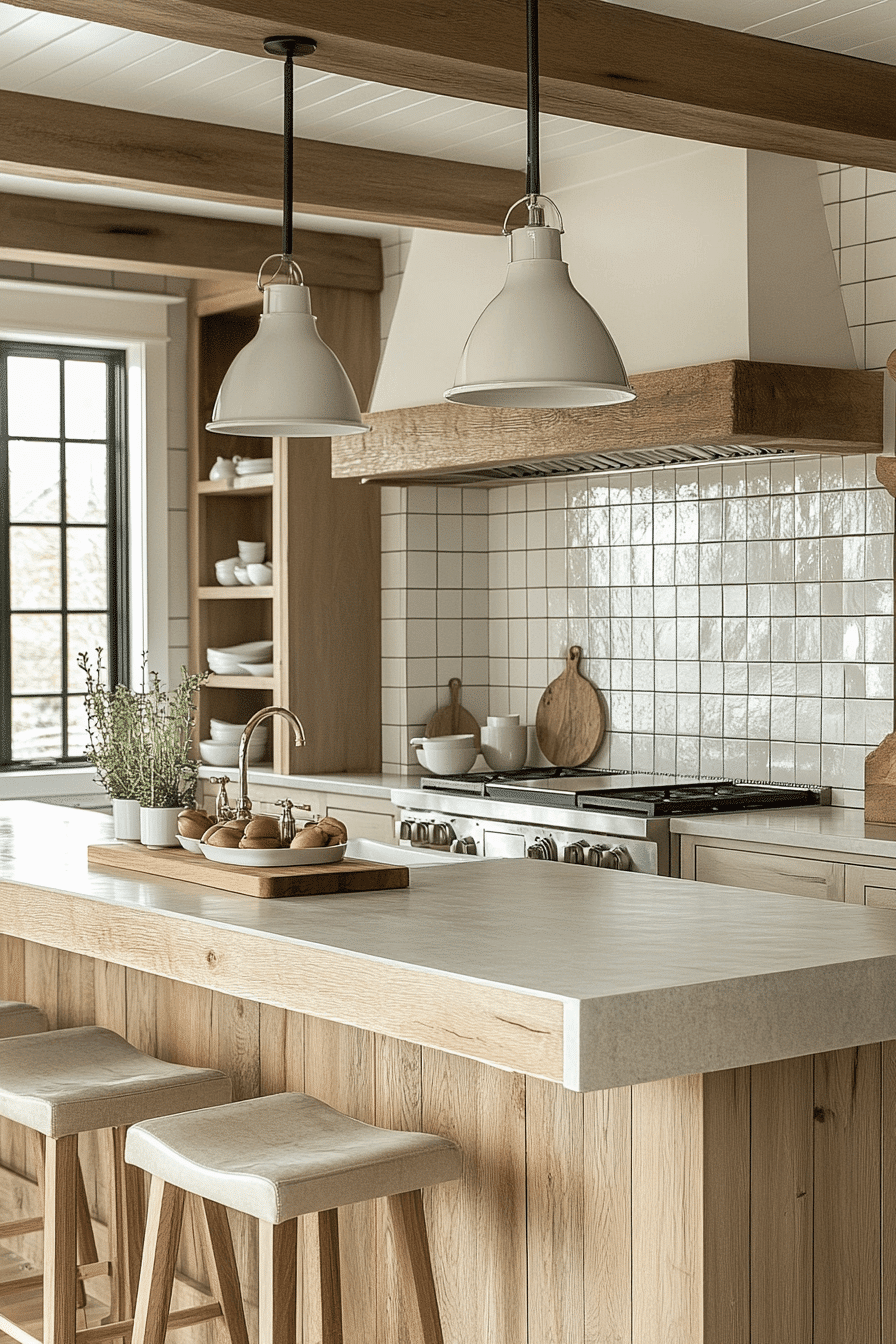 farmhouse kitchen backsplash