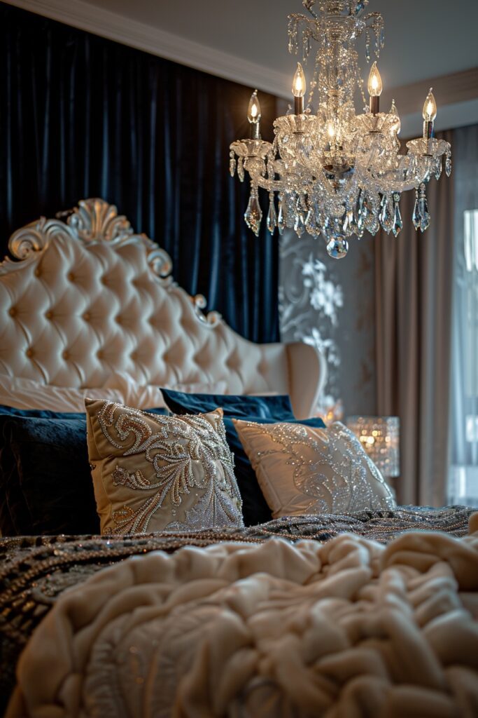 Radiant Chandelier Ideas for Glam Bedrooms