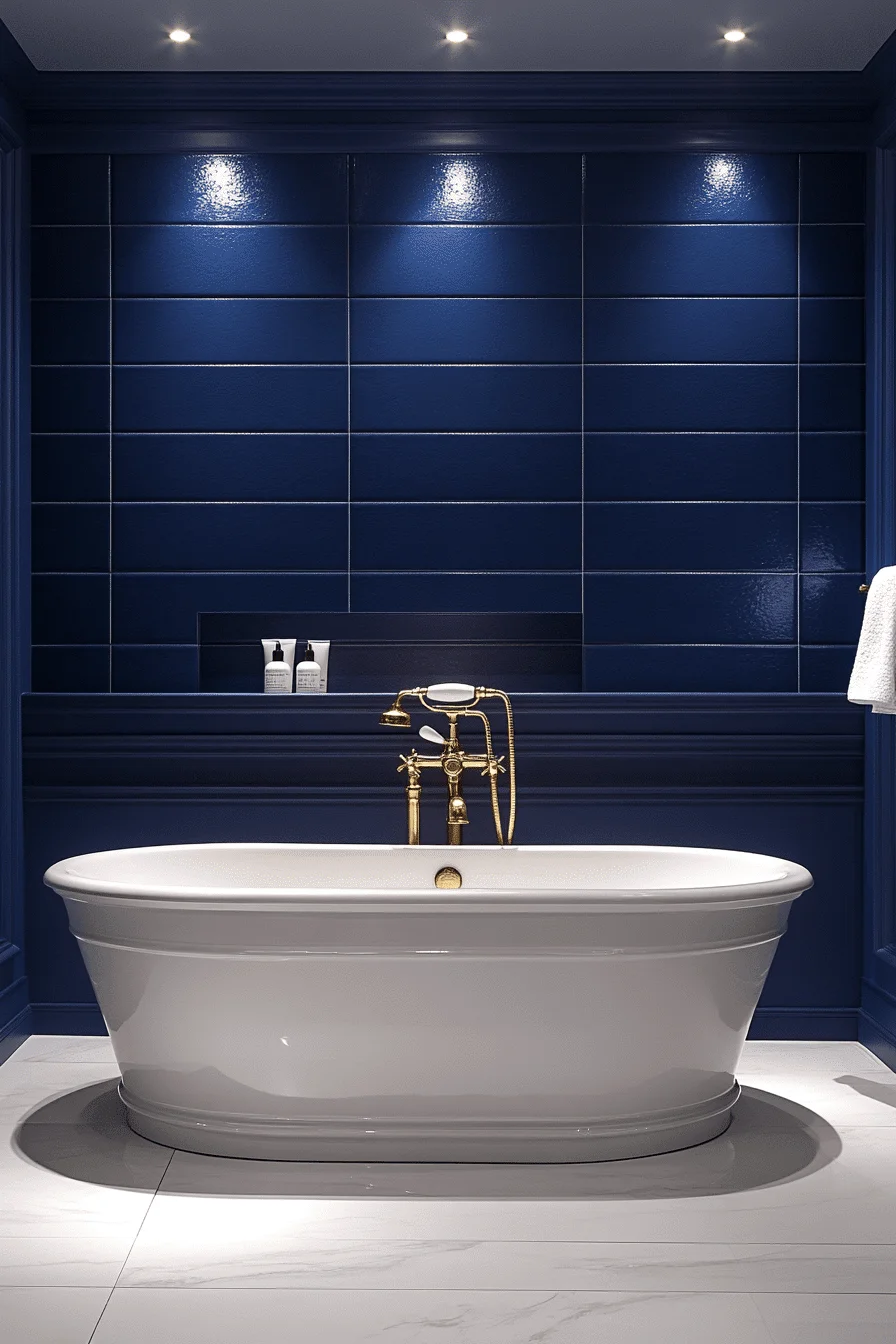 jewel tone bathroom