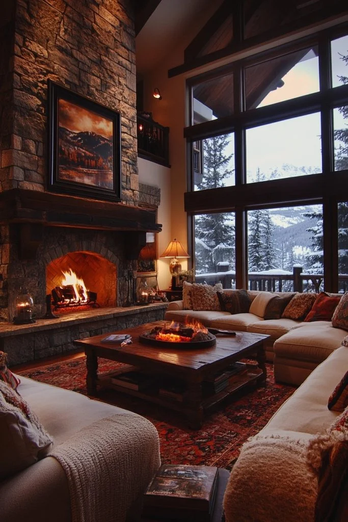 Cozy Fireside Retreat