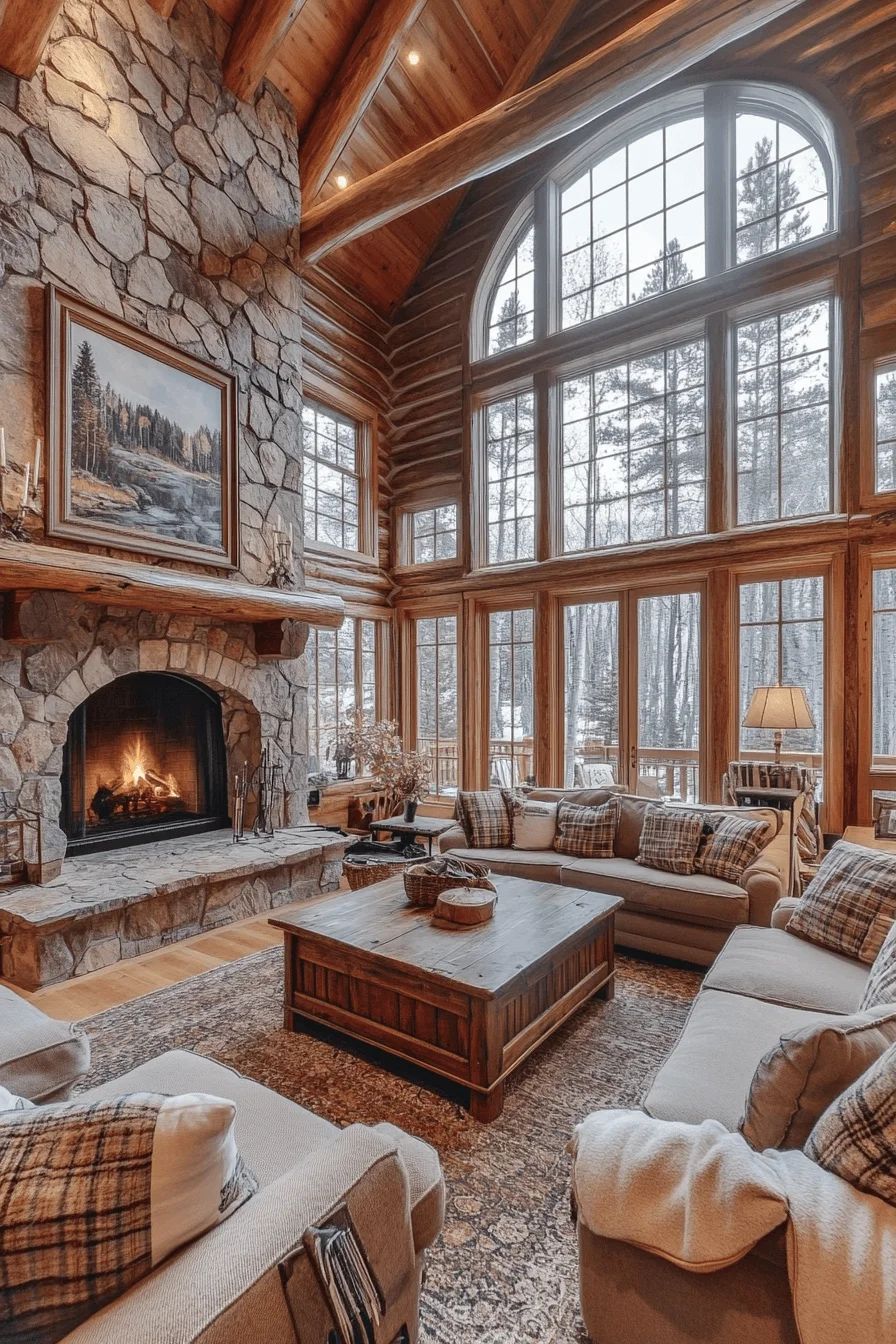 log home interiors