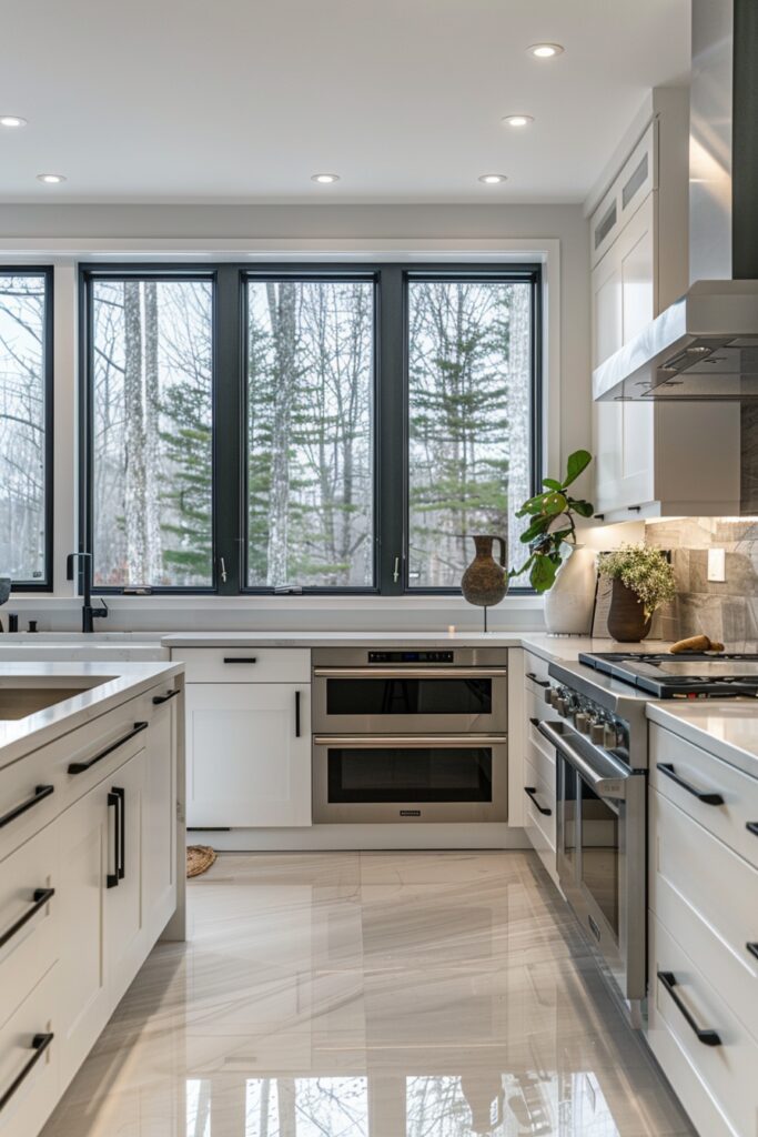 Minimal Monochrome Kitchen Spaces