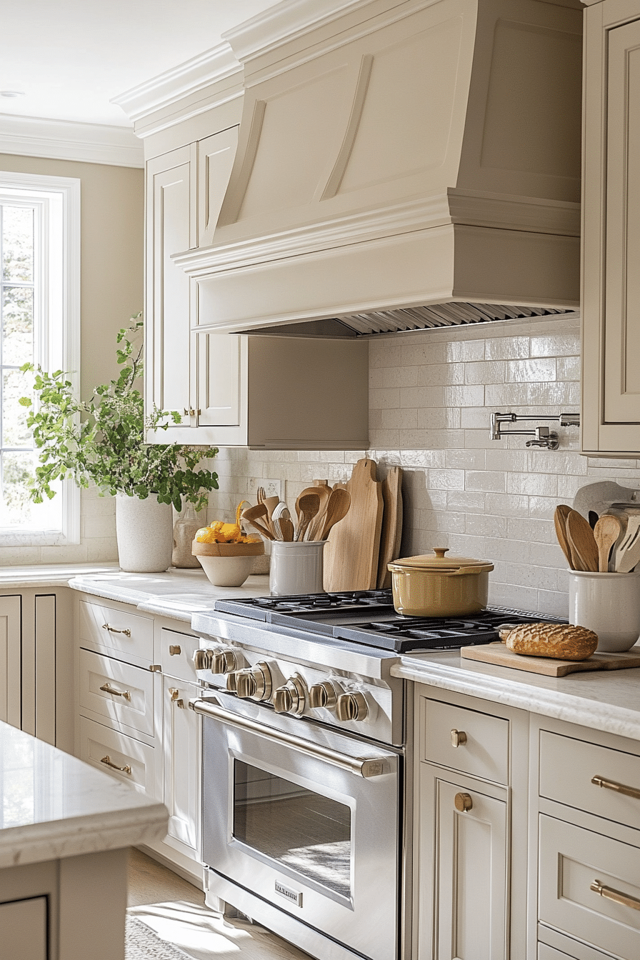 neoclassical kitchen