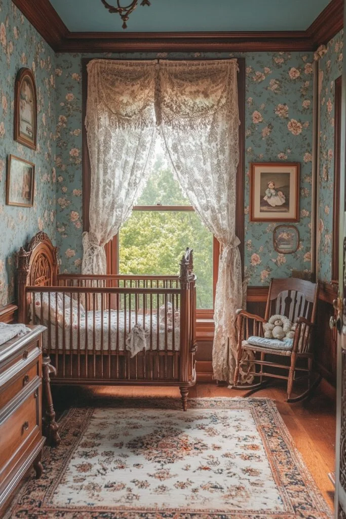 Vintage Victorian Baby Room