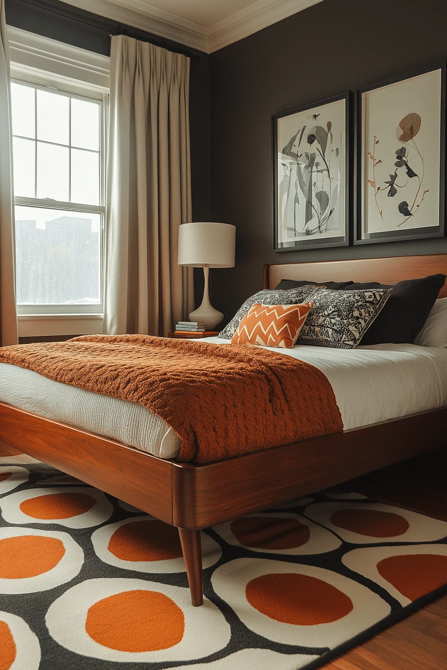 retro bedroom